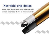 Лезвия Handpiece Microblading постоянной ручки татуировки состава ручной золотистые