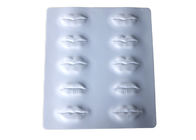 Кожа губ 3Д резиновой поддельной постоянной кожи практики макияжа белая для Микробладинг
