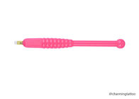 Розовый устранимый постоянный макияж оборудует ручную ручку Микробладинг брови # лезвие 18 у