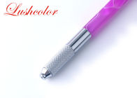Макияж 11,8 СМ пурпура постоянный оборудует кристаллическую ручную ручку татуировки для бровей