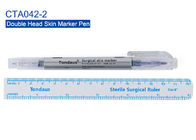 Двойная главная хирургическая ручка отметки кожи с длиной 14,5 см правителя