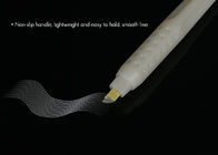 Ручка брови Микробладинг белого постоянного инструмента макияжа устранимая пластиковая