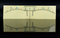 Пластиковый прозрачный стикер правителя брови для измерения/инструмента бровей Микробладинг