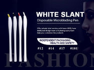 Логотип ручки Microblading белого скоса устранимый подгонял