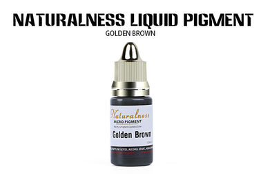 Золотой макияж Брауна органический постоянный пигментирует пигмент чернил Натуральнесс жидкостный