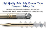 Ручка татуировки Handmade косметического золота инструмента Microblading брови ручная