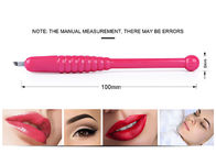 Инструмент макияжа розовой ручной ручки Микробладинг брови ручки татуировки устранимой постоянный