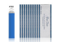 Лезвие 0.16мм голубого макияжа гибкого трубопровода постоянного Нано для бровей Микробладинг